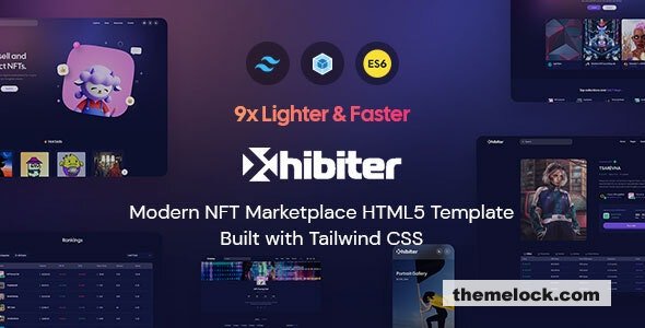 Xhibiter v1.6 - NFT Marketplace HTML Template