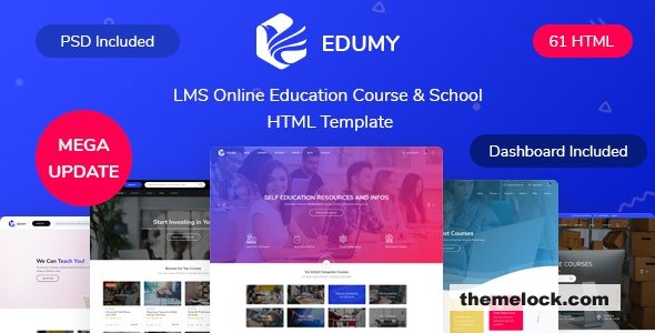 Edumy v1.2.17 - LMS Online Education Course WordPress Theme