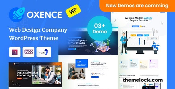 Oxence v1.2.0 - Web Design Agency Elementor WordPress Theme