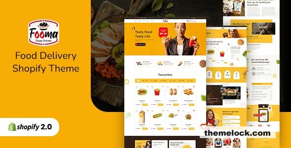 Fooma - Responsive Fast Food Delivery Shopify Theme