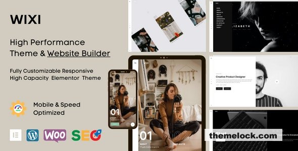 Wixi v1.1.2 - Creative Agency Elementor WordPress Theme