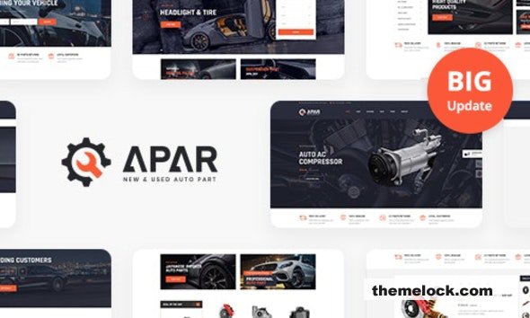 Apar v1.0.8 - Auto Parts WordPress Shop Theme