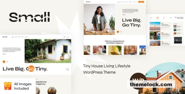 Small v1.1.0 - Tiny House Living Lifestyle WordPress Theme