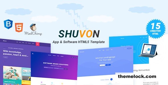 Shuvon - App & Software Multipurpose Marketing Landing Page Template