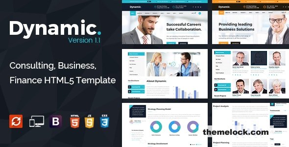 Dynamic v1.1 - Consulting, Finance HTML5 Template