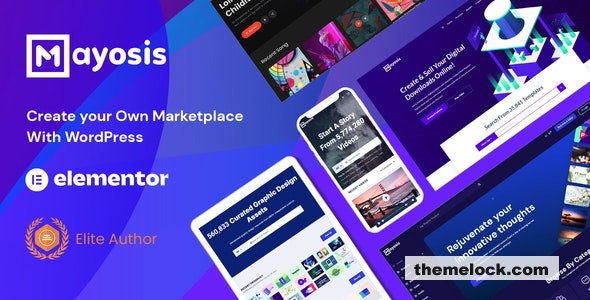 Mayosis v4.5.1 - Digital Marketplace WordPress Theme