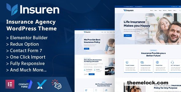 Insuren v1.0 - Insurance Agency WordPress Theme
