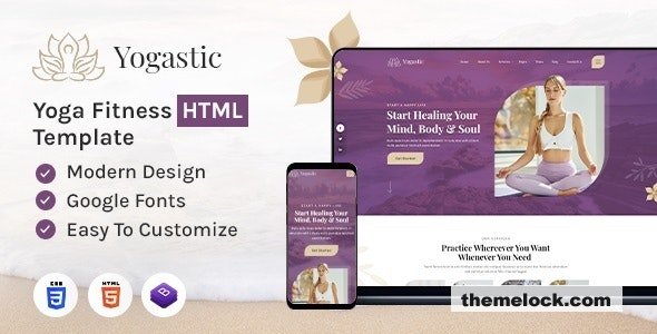 Yogastic - Yoga & Fitness HTML Template