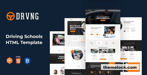 DRVNG - Driving School HTML Template