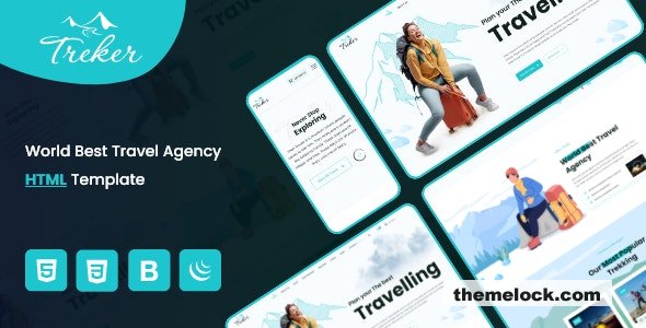Treker - Tours and Travels Agency HTML Template