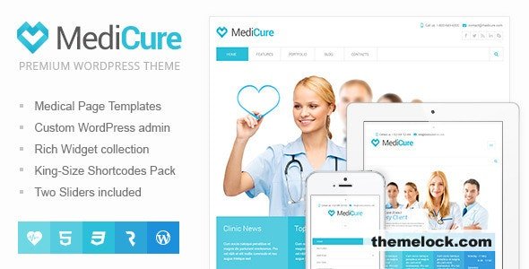 MediCure v1.4.5 – Health & Medical WordPress Theme