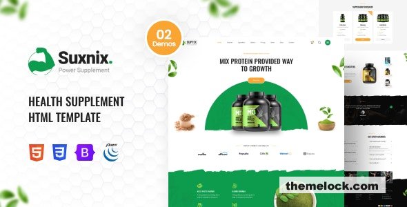 Suxnix - Health Supplement Landing Page