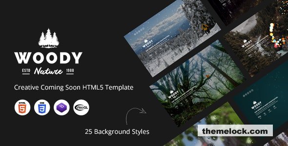 Woody - Creative Coming Soon HTML5 Template