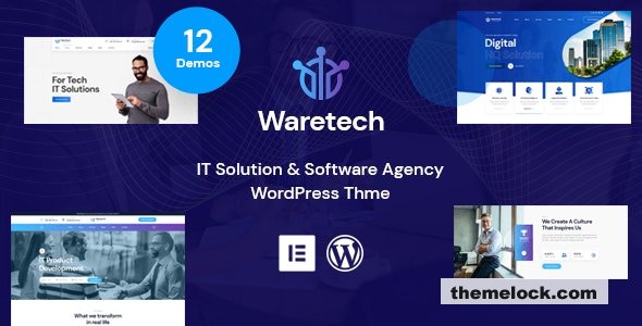 Waretech v1.0.4 – IT Solutions & Technology WordPress Theme