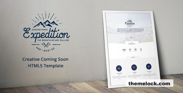 Expedition – Creative Coming Soon HTML5 Template