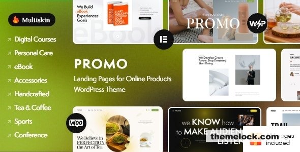 Promo v1.0.0 - Landing Pages for Online Products WordPress Theme