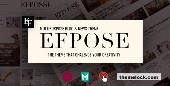 Efpose v1.9 – Multipurpose Blog and Newspaper Theme