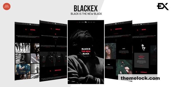 Blackex v1.2 - Photography Portfolio Template