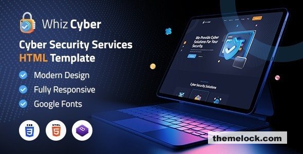 WhizCyber - Cyber Security HTML Template