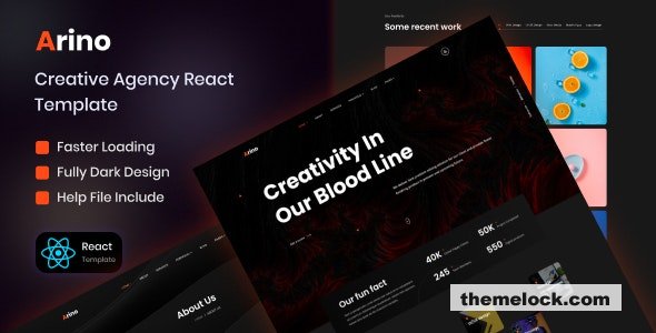 Arino v1.0 - Creative Agency React Template