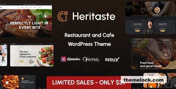 Heritaste v1.3 – Restaurant WordPress Theme