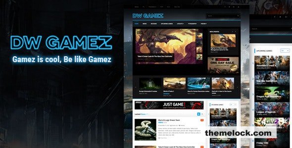 DW Gamez v1.0.9 – Responsive WordPress Gaming Theme