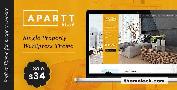 APARTT VILLA v2.8 – Single Property Real Estate WordPress Theme