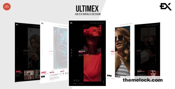 Ultimex v1.2 - One Page Portfolio Template