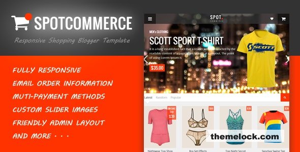 SpotCommerce v2.5.5 - Blogger Shopping Template