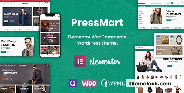 PressMart v1.1.5 – Modern Elementor WooCommerce WordPress Theme