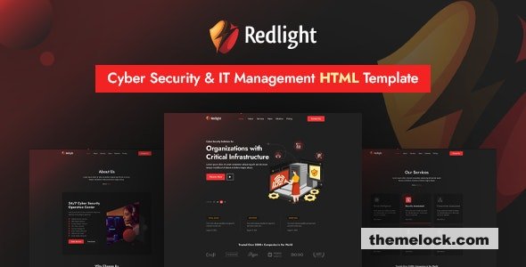 Redlight – Cyber Security & IT Management HTML Template