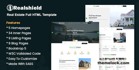 Realshield – Real Estate Full HTML Template