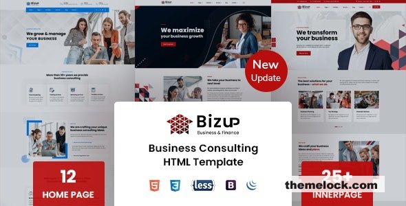 Bizup - Business Consulting HTML Template