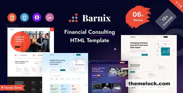 Barnix – Business & Financial HTML Template