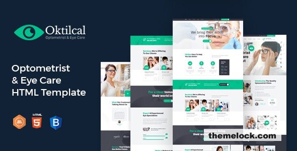 Oktilcal – Optometrist & Eye Care HTML Template
