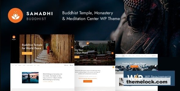 Samadhi v1.0.7 - Oriental Buddhist Temple WordPress Theme