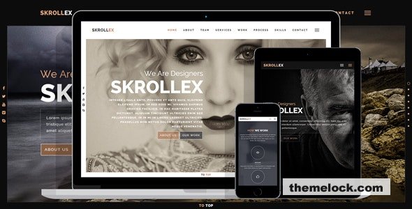 Skrollex v1.7.1 – Creative One Page Parallax