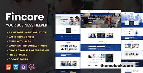 Fincore - Consulting HTML Template