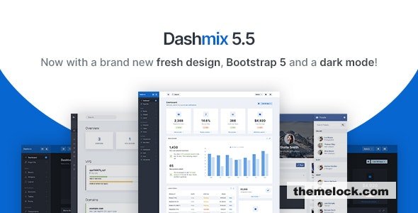 Dashmix v5.5 – Bootstrap 5 Admin Dashboard Template & Laravel 9 Starter Kit