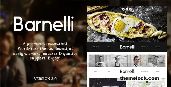 Barnelli v3.0.8 - Restaurant Responsive WordPress Theme