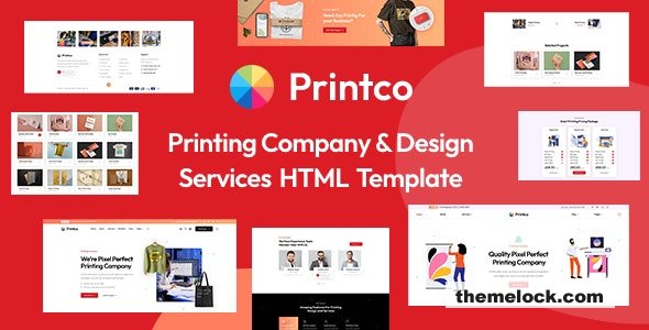 Printco - Printing Company & Services HTML Template