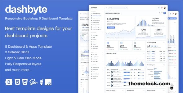 Dashbyte - Bootstrap 5 Dashboard & Admin Template