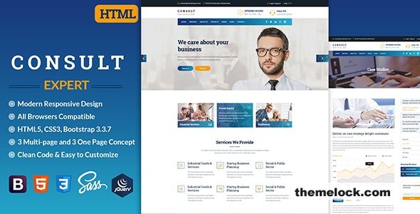 Consult Expert v1.0 - Consulting & Business Template