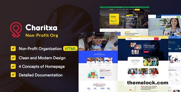 Charitxa - Multipurpose Nonprofit HTML Template