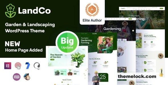 Landco v1.1.5 – Garden & Landscaping WordPress Theme + RTL