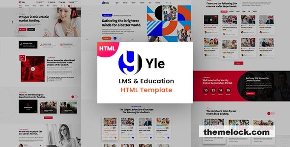 YLE - Education & LMS HTML Template