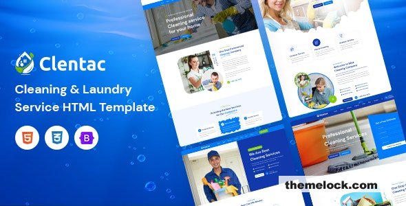 Clentac - Cleaning Services Template