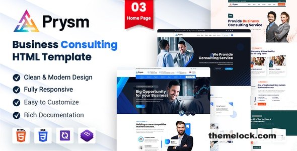 Prysm - Consulting Business Template