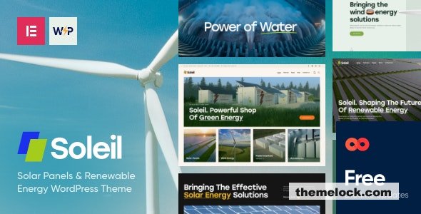 Soleil v1.0 - Solar Panels & Renewable Energy WordPress Theme