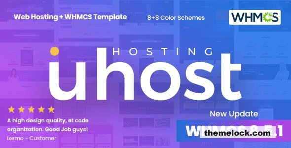 Uhost v8.1 - Web Hosting & WHMCS